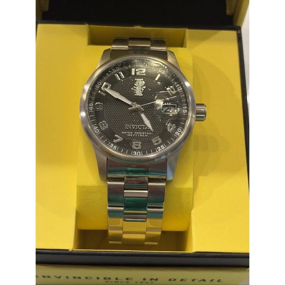 Invicta 15258 Men's Quartz 44mm Watch Stainless Steel 50M WR New Battery